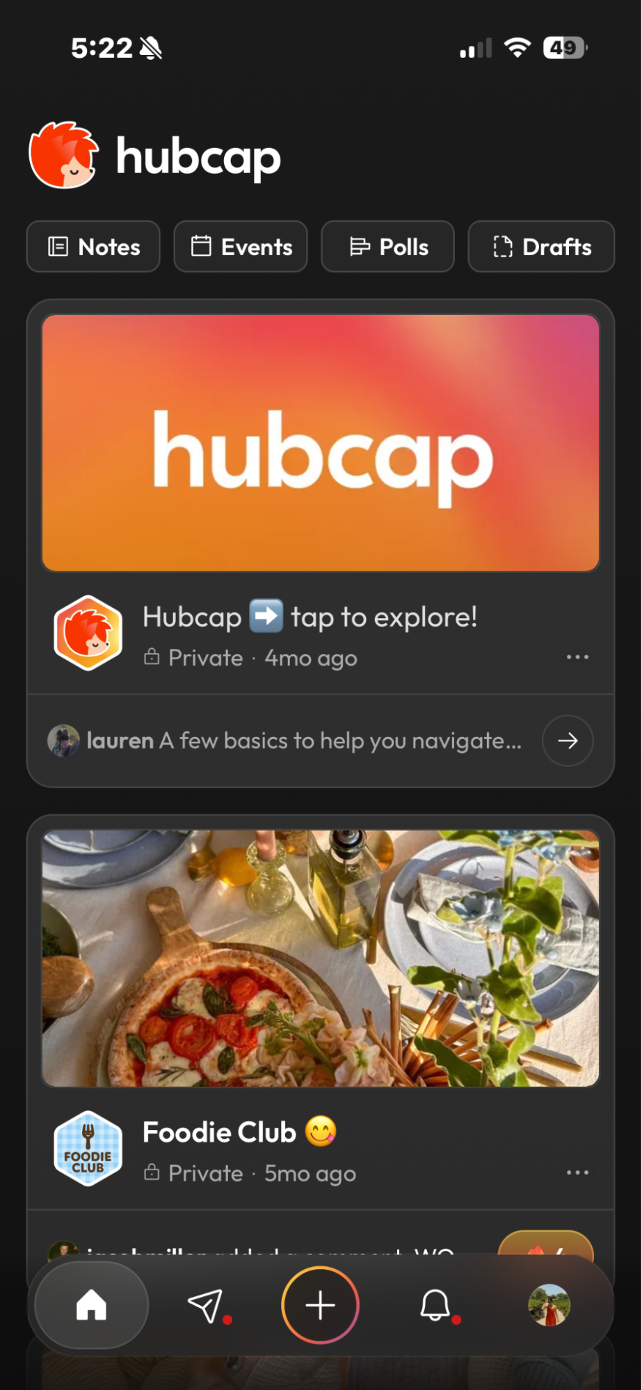 Step 1: Profile tab bar button